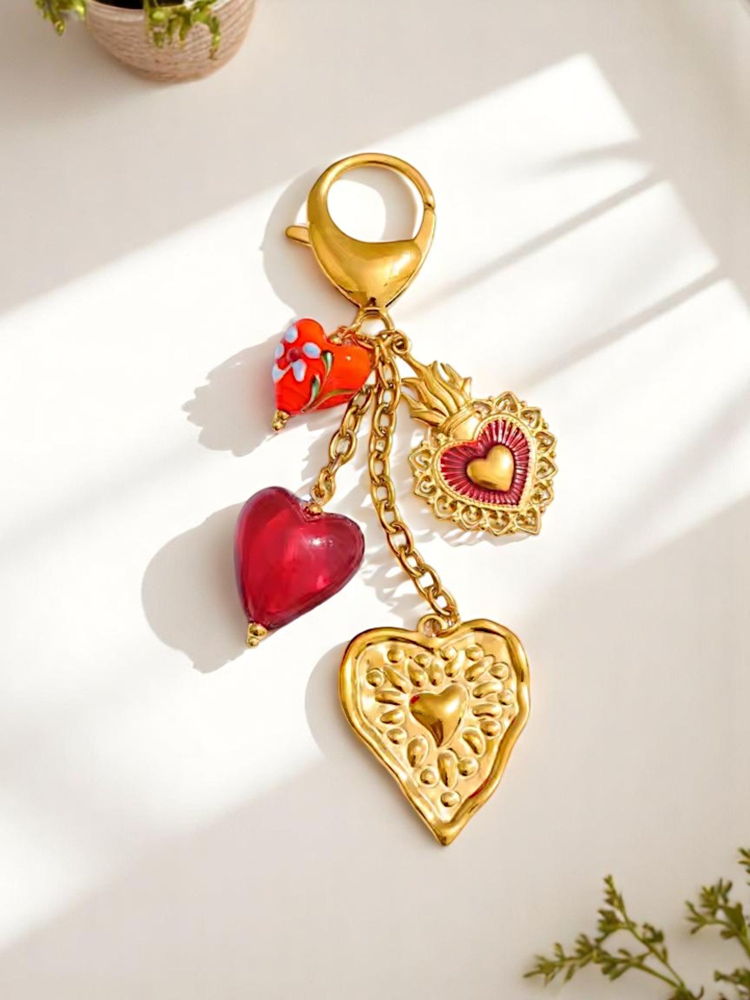 LoveHeart Bag Charm
