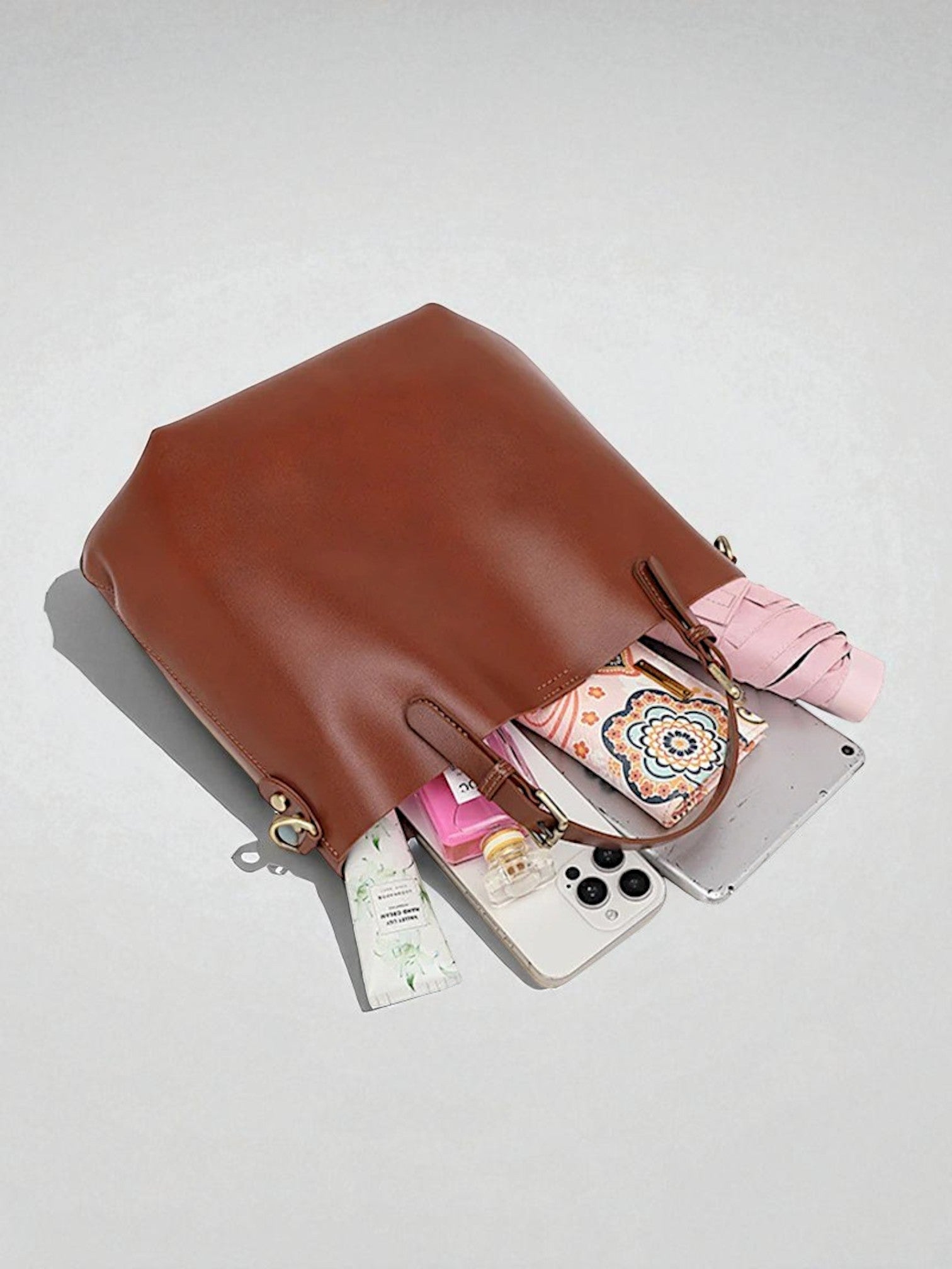 Lady leather Tote Bag