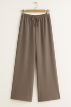 Hang Neck Top with Lace up Leisure Pant Set