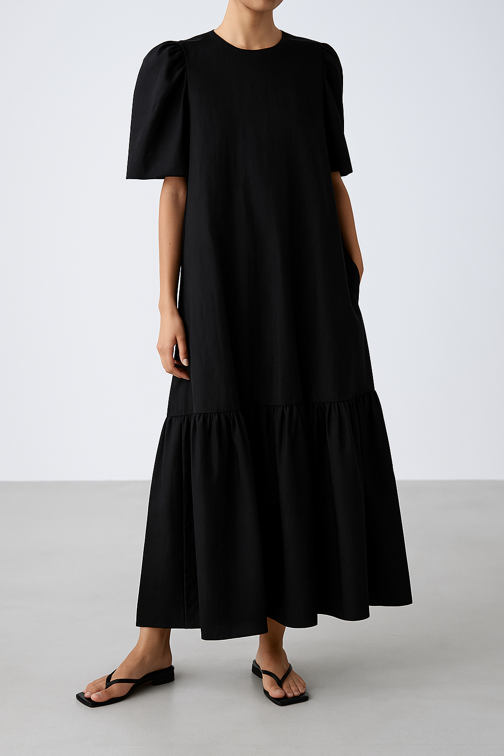 A Line Midi Dress