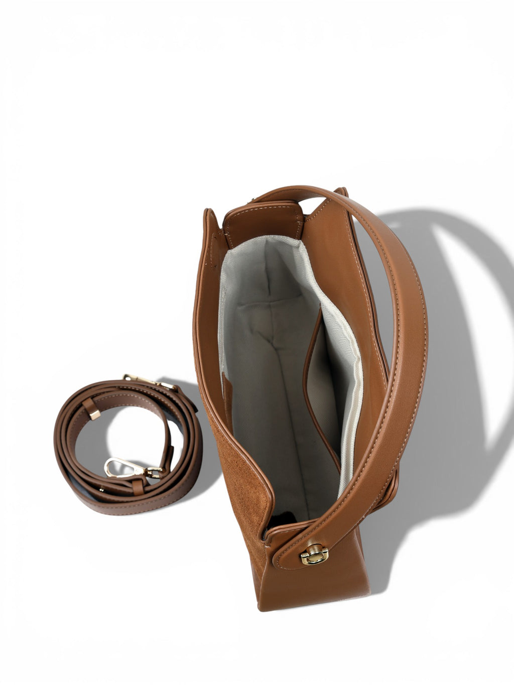 Vera Suede Shoulder Bag