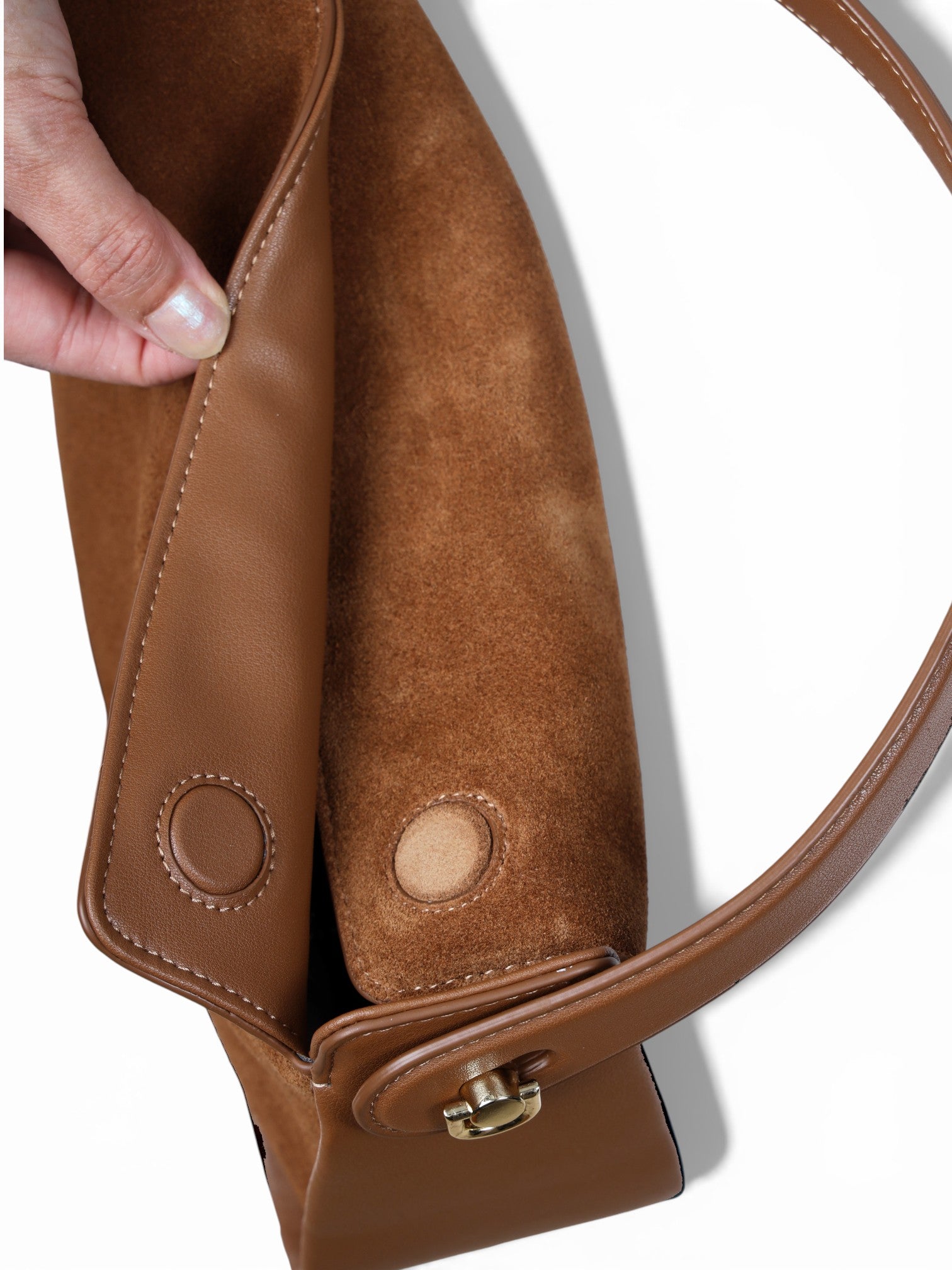 Vera Suede Shoulder Bag