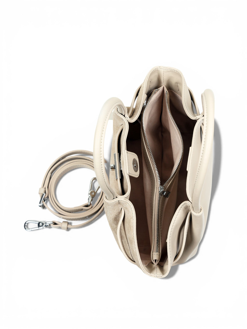 The Lune Suede Leather Bag