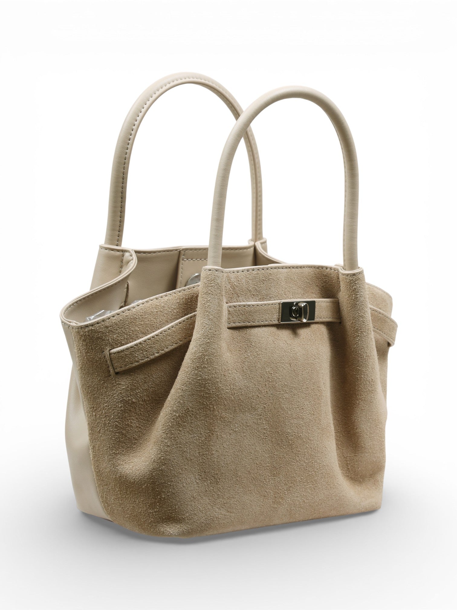 The Lune Suede Leather Bag
