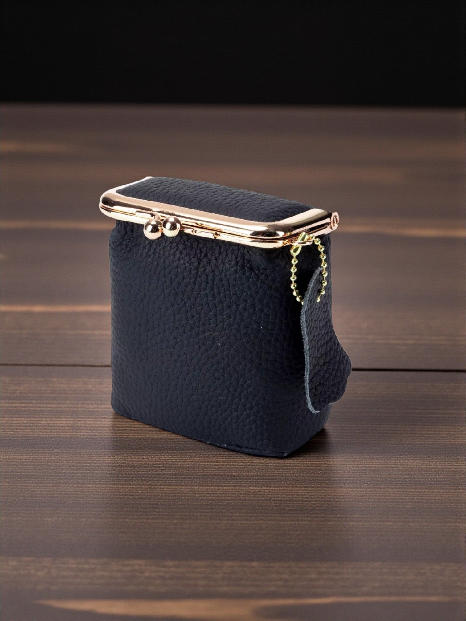 Mini Kiss Lock Coin & Lipstick Pouch