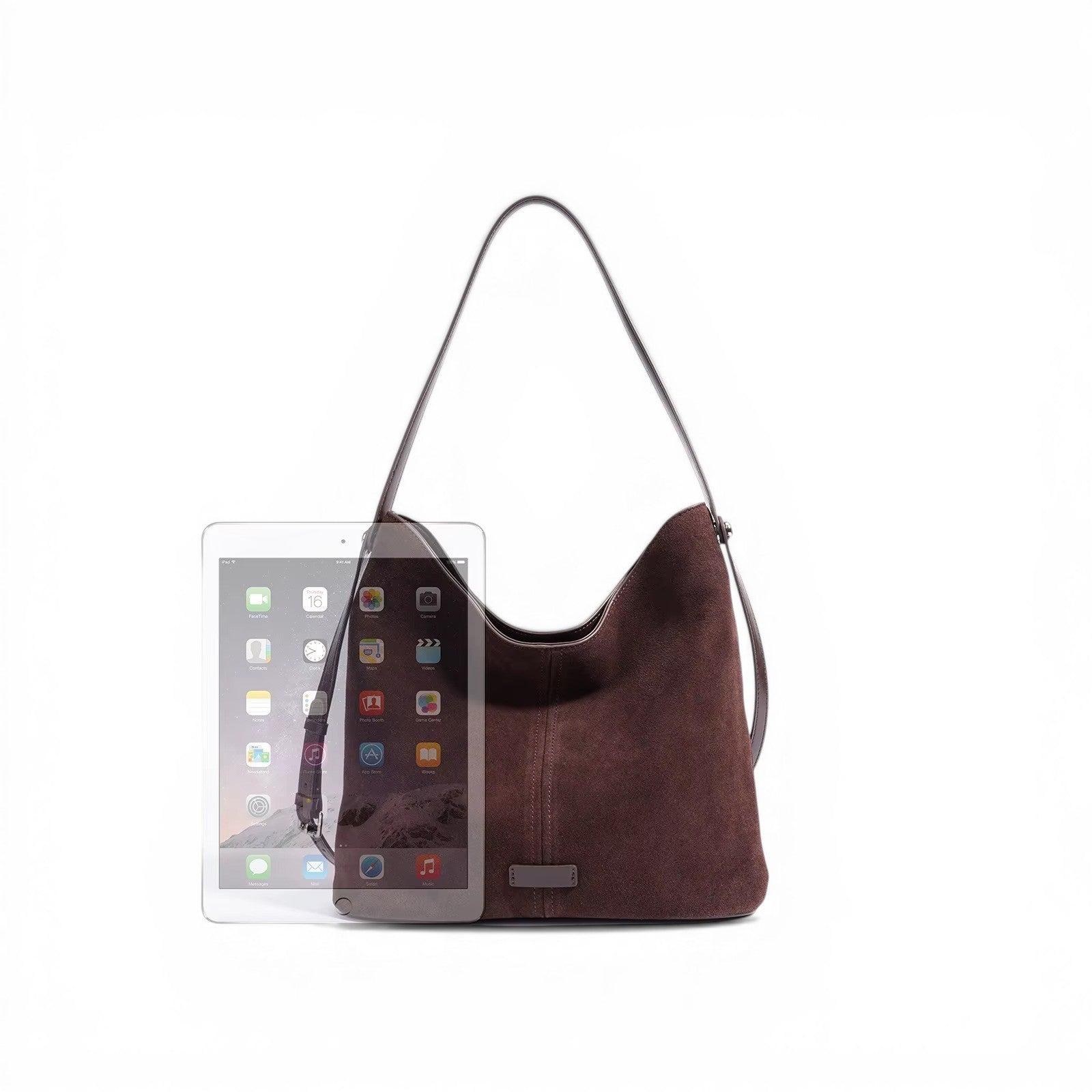 June Suede Hobo Bag