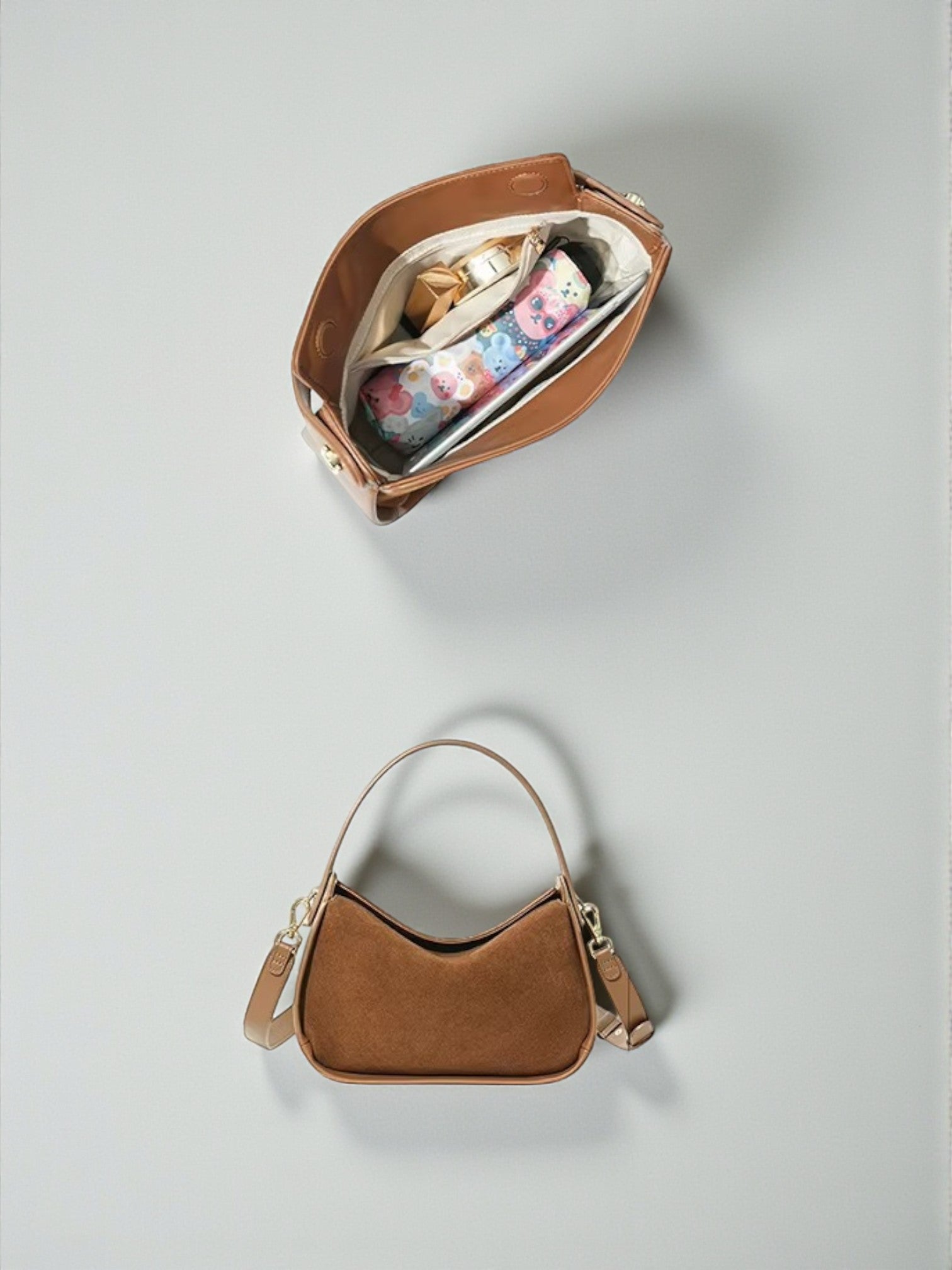 Vera Suede Shoulder Bag