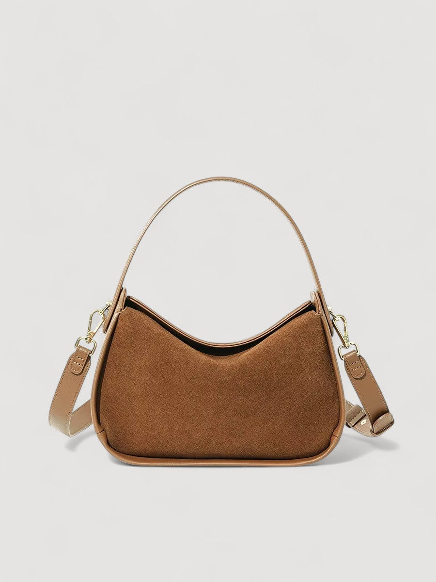 Vera Suede Shoulder Bag