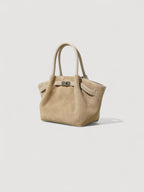 The Lune Suede Leather Bag