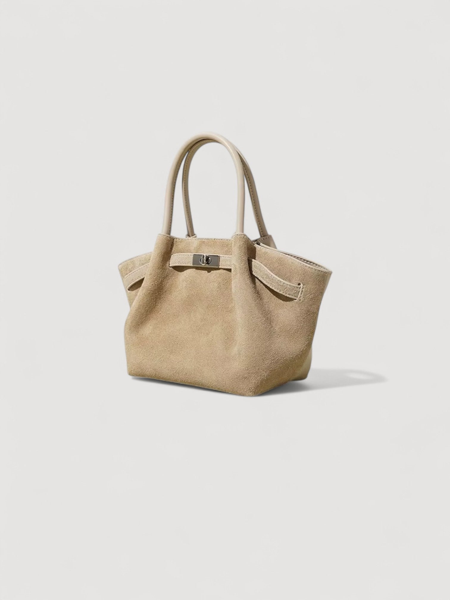 The Lune Suede Leather Bag