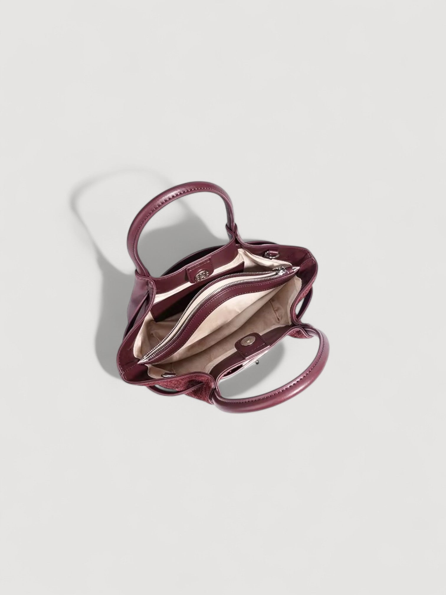 The Lune Suede Leather Bag