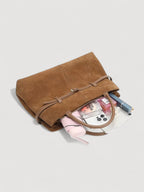 Serra Suede Leather Bag