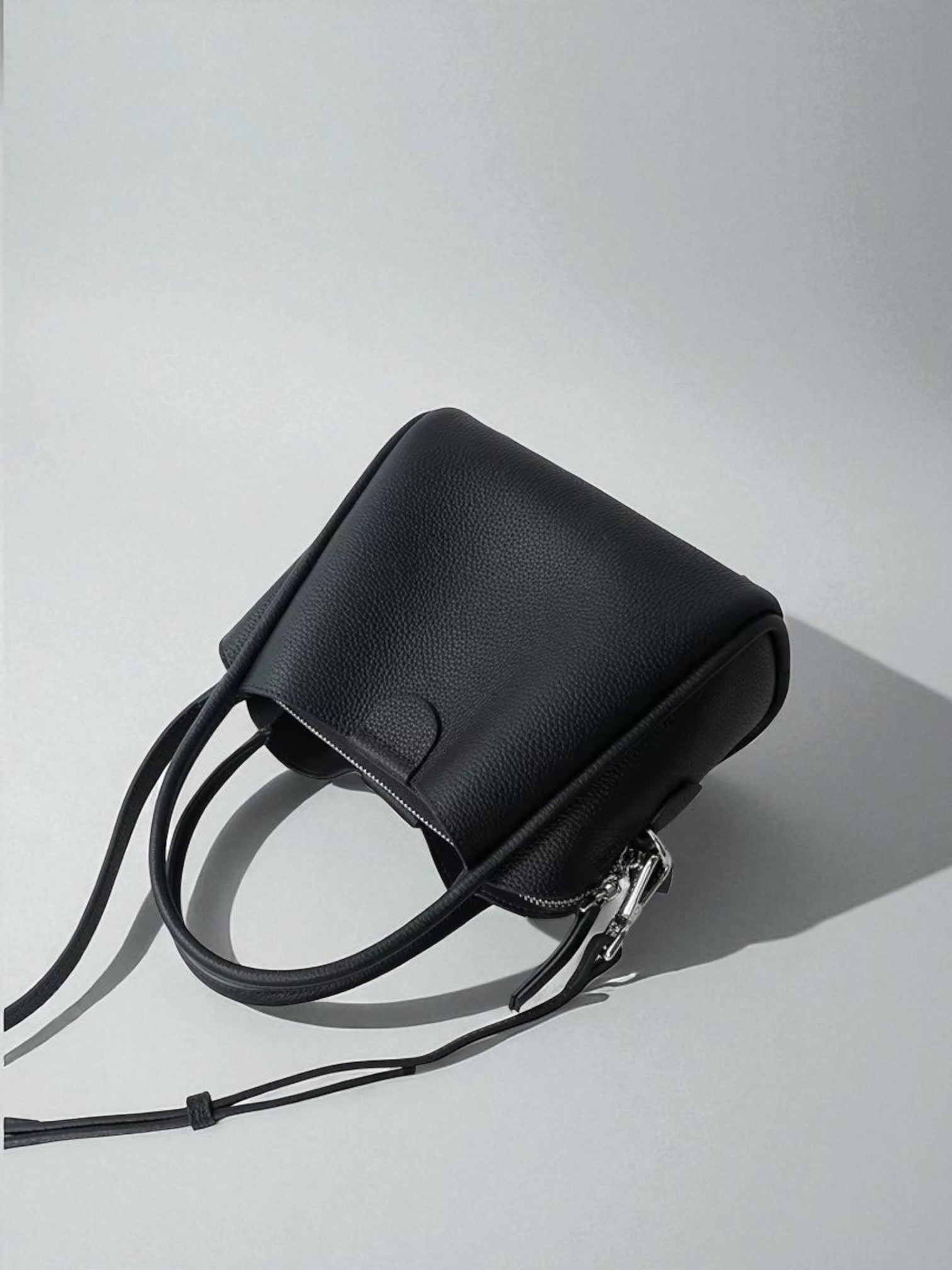 Mini Mini Leather Hand Bag